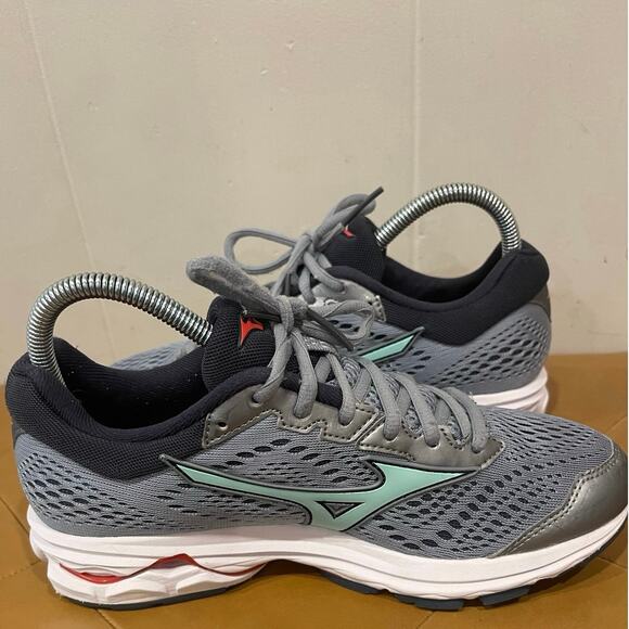 Mizuno Women's Wave Rider 22 Running Shoe Comfort Performance‎ Gray Size 7.5 - Picture 4 of 8